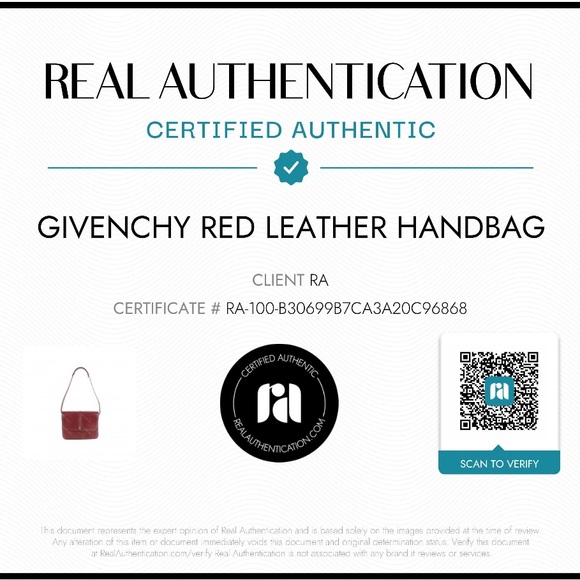 Givenchy Burgundy Leather Shoulder Bag - Picture 16 of 16